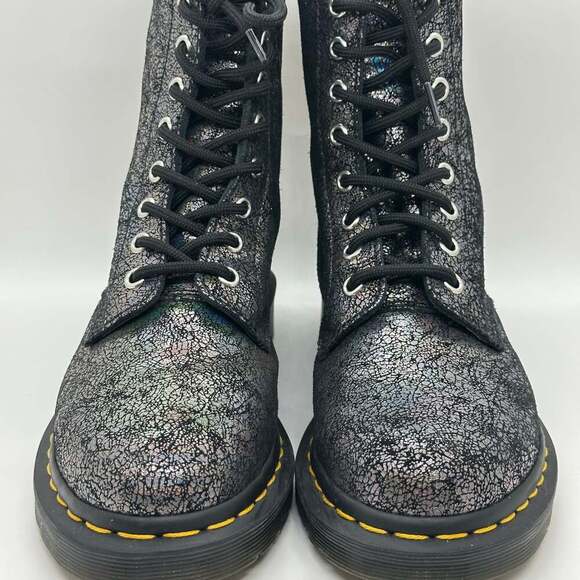 NEW! Dr. Martens 1460 Pascal Metallic Iridescent Crackle Boots Women’s 6 - Picture 8 of 8